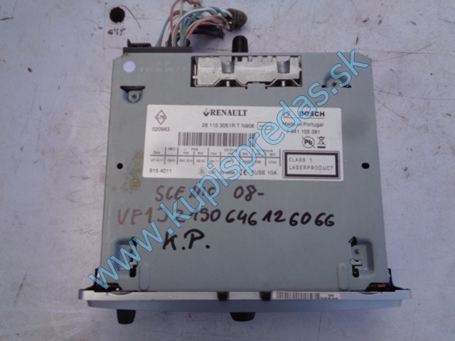 autorádio na renault scénic III, 281153051R